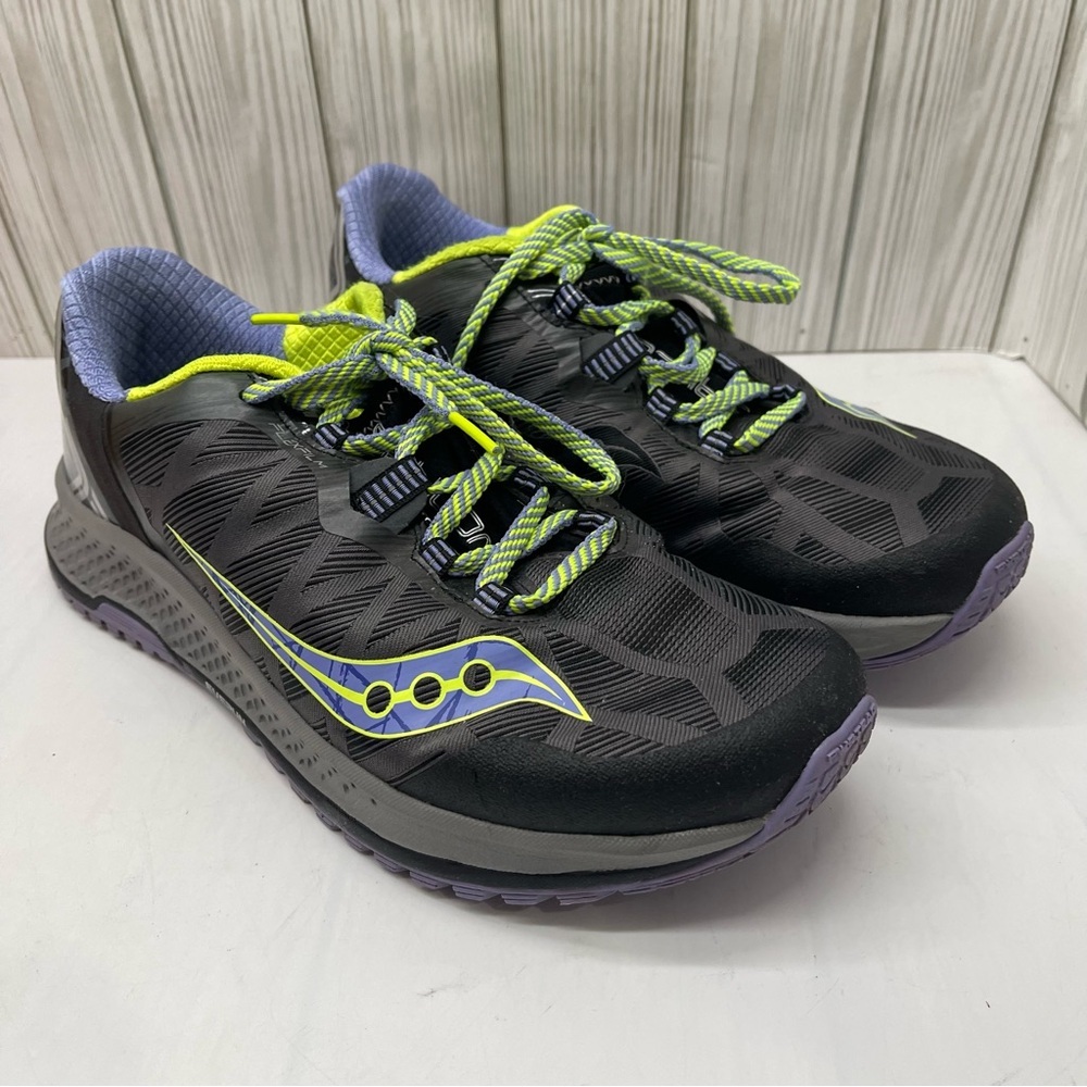 Saucony Koa Womens Everun Sneakers Shoes Size 9.5 Gray Blue S10390-2